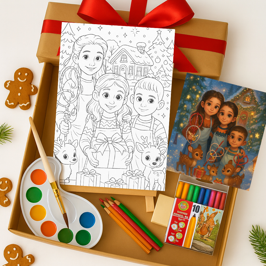 Празнично опакована подаръчна кутия